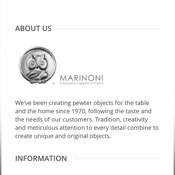 Pewter Marinoni Bowl embossed with fruit - Picture 5 of 5